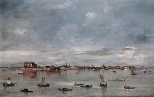 San Cristoforo, San Michele and Murano, Seen from the Fondamenta Nuove 1755-60