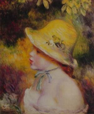 Young Girl in a Straw Hat, 1890