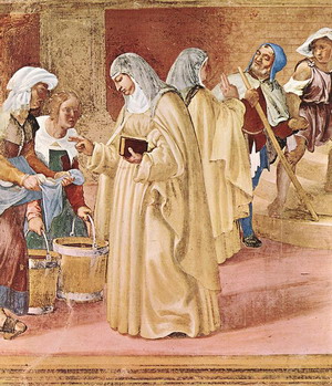 Blessings of St Bridget (detail) 1524