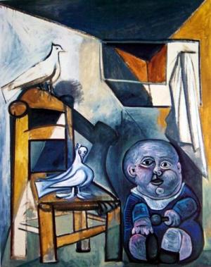 Child with Doves