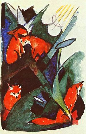Four Foxes (Vier Fuchse) 1913