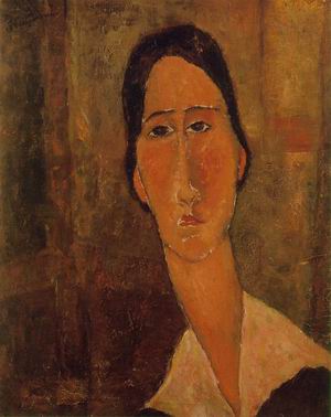 Jeanne Hebuterne with White Collar 1919