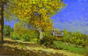 Landscape at Louveciennes. 1873