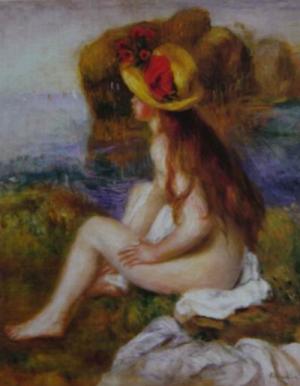 Nude in a Straw Hat,1892