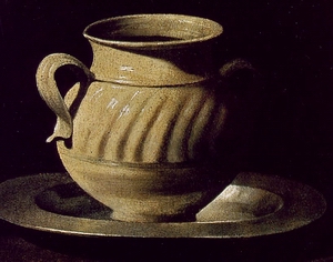Still Life with Pottery Jars(DETAIL of rightmost jar)
