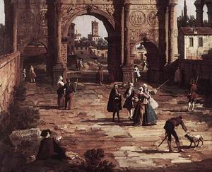 The Arch of Constantine (detail) 1742