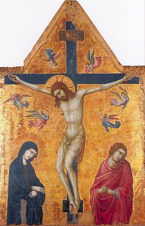 Crucifixion with the Virgin, St. John, and Angels 1330-35