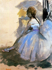 Dancer Seated study 1872