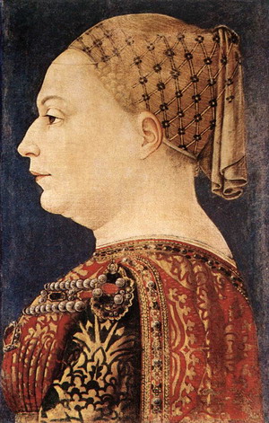 Portrait of Bianca Maria Sforza c. 1460