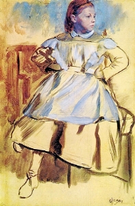 Portrait of Giulia Bellelli sketch 1859-60