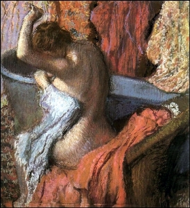 Seated Bather Drying Herself 1895