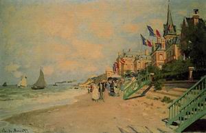 The Beach at Trouville1 1870