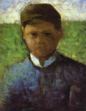 Young Peasant in Blue. 1881-1882