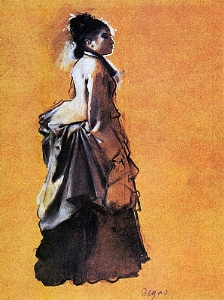 Young Woman in Street Dress 1872