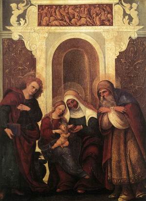 Madonna and Child with Saints 1522-23