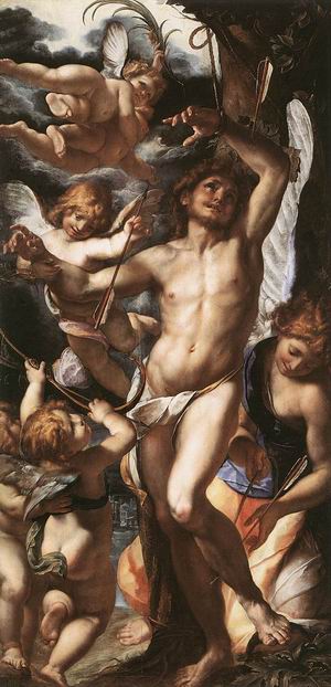 St Sebastian Tended by Angels 1610-12