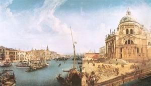 The Entry to the Grand Canal and the Church of the Salute at Venice 1741