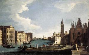 The Grand Canal with the Church of La Carita 1734-37