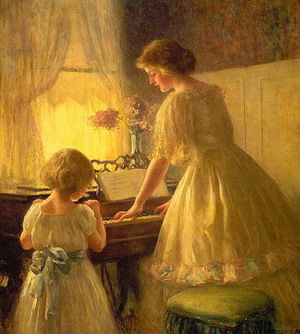 The Piano Lesson, 1895