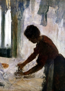 Woman Ironing aka Silhouette 1873