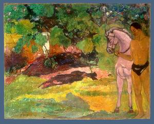 In the Vanilla Grove, Man and Horse 1891