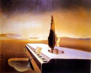 Necropbilic Spring Flowing from a Grand Piano,1933