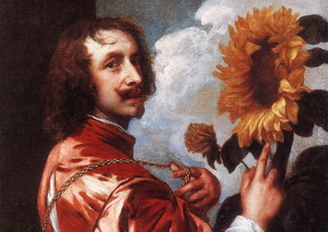 Self-portrait with a Sunflower c. 1632