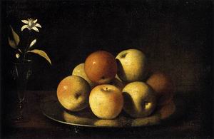 Still-Life with Plate of Apples and Orange Blossom c. 1640
