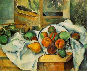 Table, Napkin, and Fruit 1895-1900