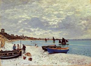 The Beach at Sainte-Adresse 1867