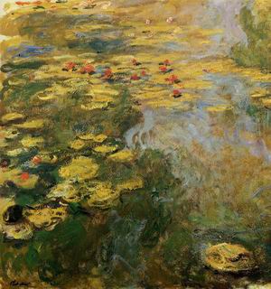 The Water- Lily Pond (left side) 1917-1919