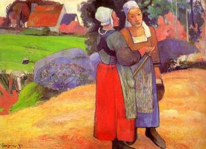 Two Breton Women on the Road,1894