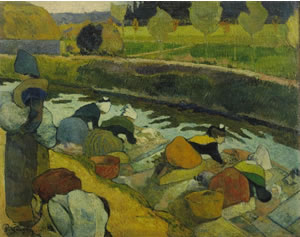 Washerwomen (Les Lavandiereso Arles), 1888