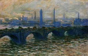 Waterloo Bridge Misty Morning 1899-1901