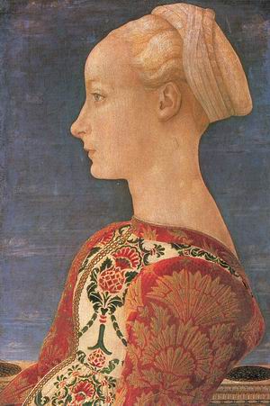 A Young Woman in Left Profile 1465