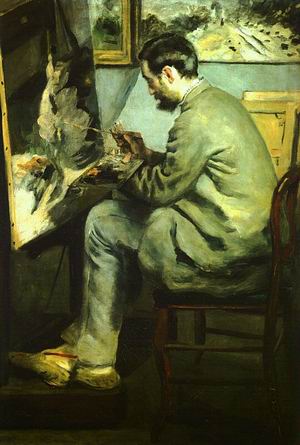 Bazille at his Easel, 1867