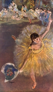 degas close of anarabesque