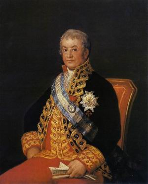 Portrait of Jose Antonio, Marques de Caballero 1807