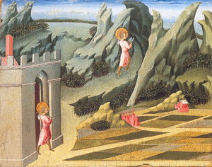 St. John the Baptist Retiring to the Desert 1453