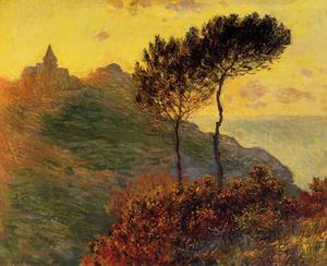 The Church at Varengeville against the Sunset 1882