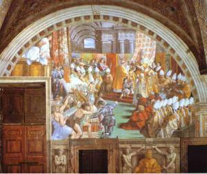The Coronation of Charlemagne. c 1516-1517