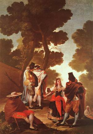 The Maja and the Masked Men, 1777