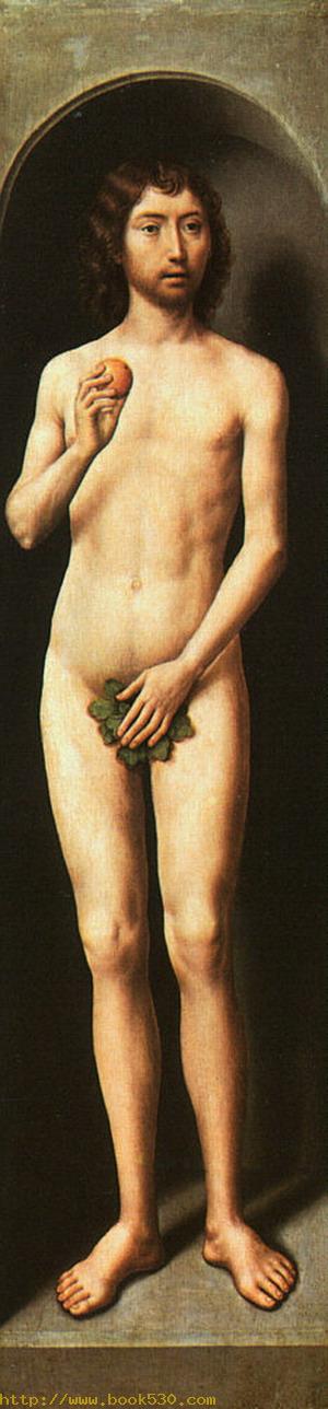 Adam, outer left panel of a triptych 1485