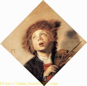 Boy Playing a Violin 1625-30