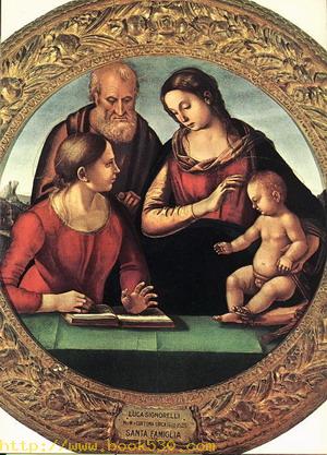 Madonna and Child with St Joseph and Another Saint 1490-92