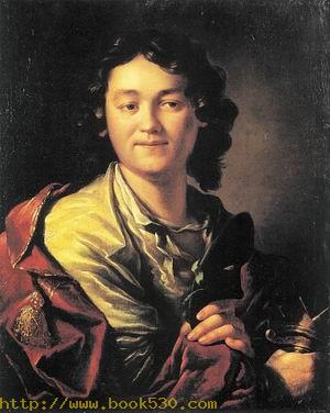 Portrait of Fiodor Volkov, the Founder of the First Russian Public Theatre 1763