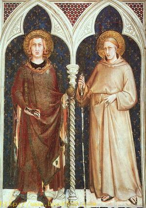 St. Louis of France and St. Louis of Toulouse 1321