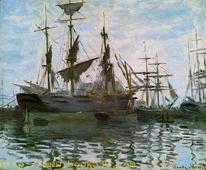 Study of Boats (aka Ships in Harbor) 1873