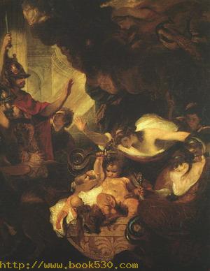 The Infant Hercules Strangling the Serpents sent by Hera