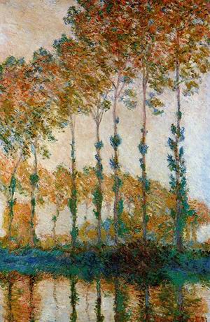 Poplars on the Banks of the River Epte in Autumn 1891